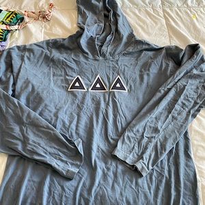 Comfort colors TRI DELTA hooded stitch